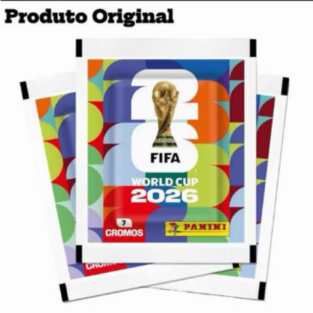 Álbum Oficial Copa do Mundo 2026 - Capa Mole + 10 pacotinhos (70figurinhas)