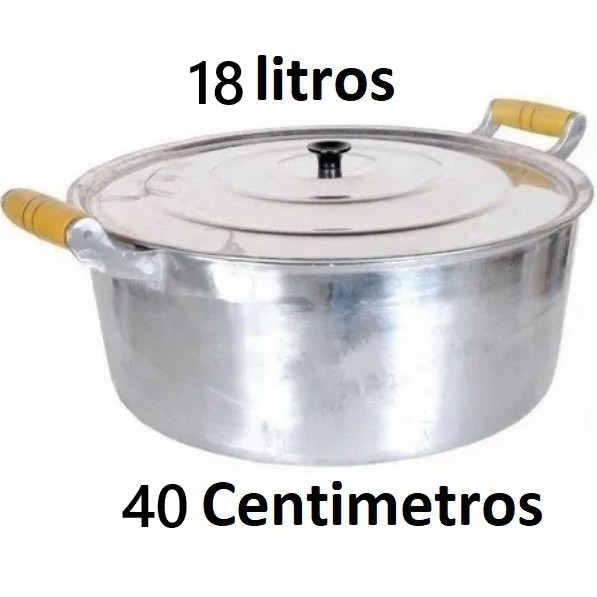 Panelas Grande N 40,38, 36 ,34 e 32  Em Alumínio Grosso Batido Dubabilidade caçarolas Restaurante Cozinha Utensílios