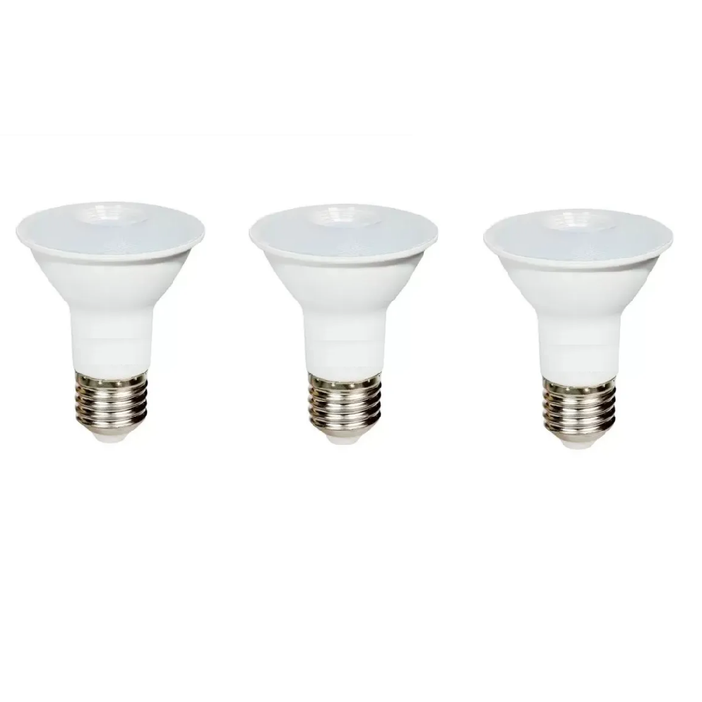 Kit 3 Lampadas Par20 P/ Spot e Trilho E27 Bivolt 7W
