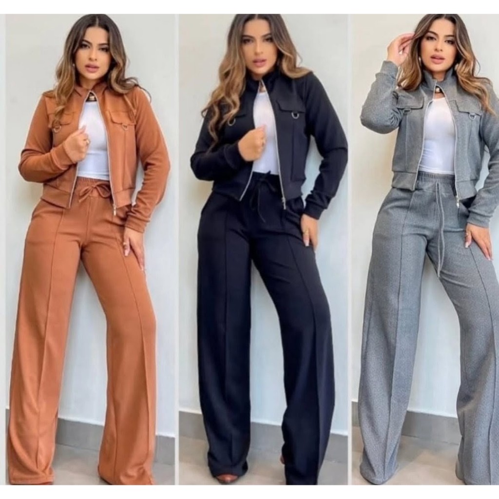 Conjunto Ziper Inverno Pantalona