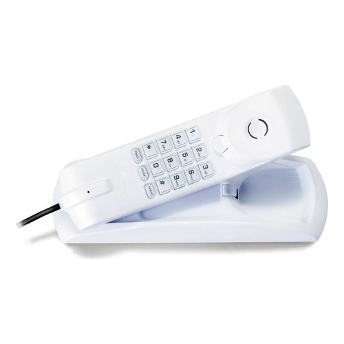 Telefone Interfone Intelbras Fixo Tc20 Cinza  Artico para Condominio Gôndola Mesa Parede