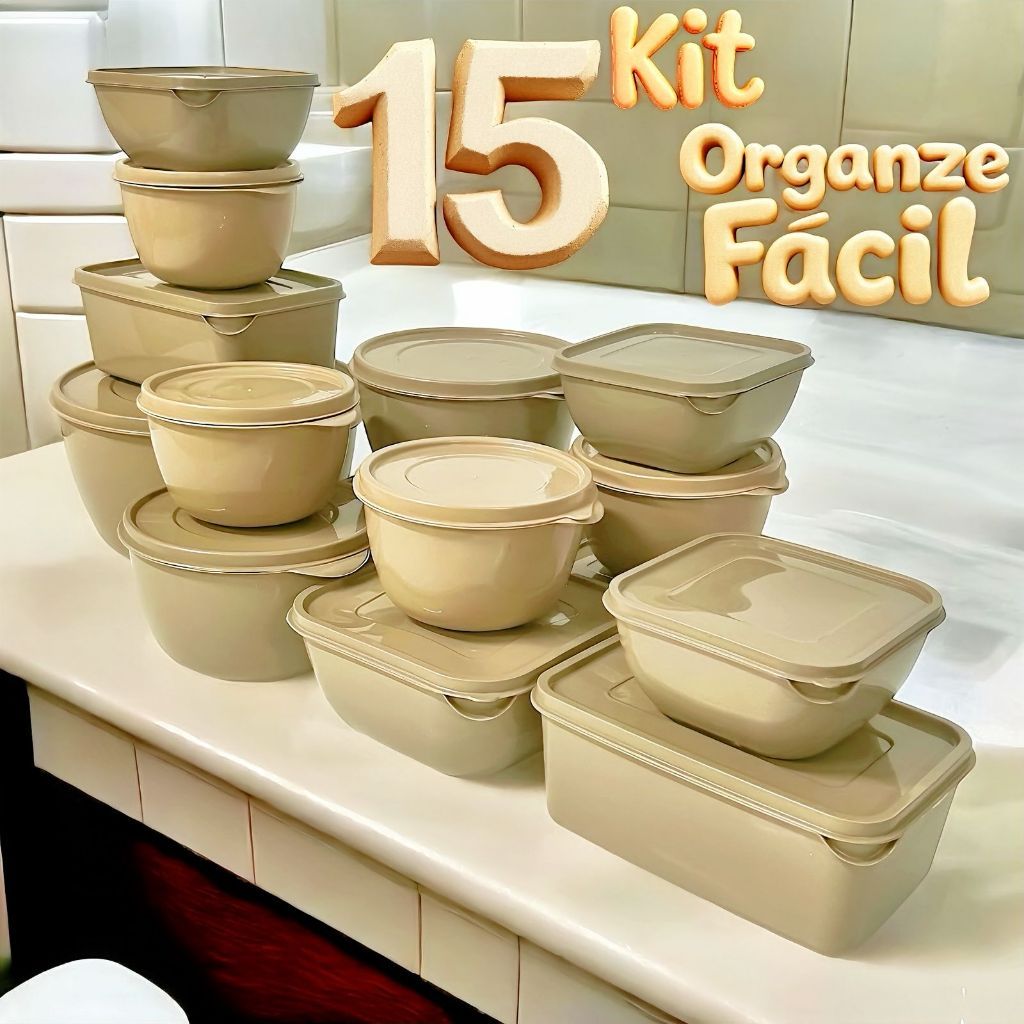 kit 15 potes variados