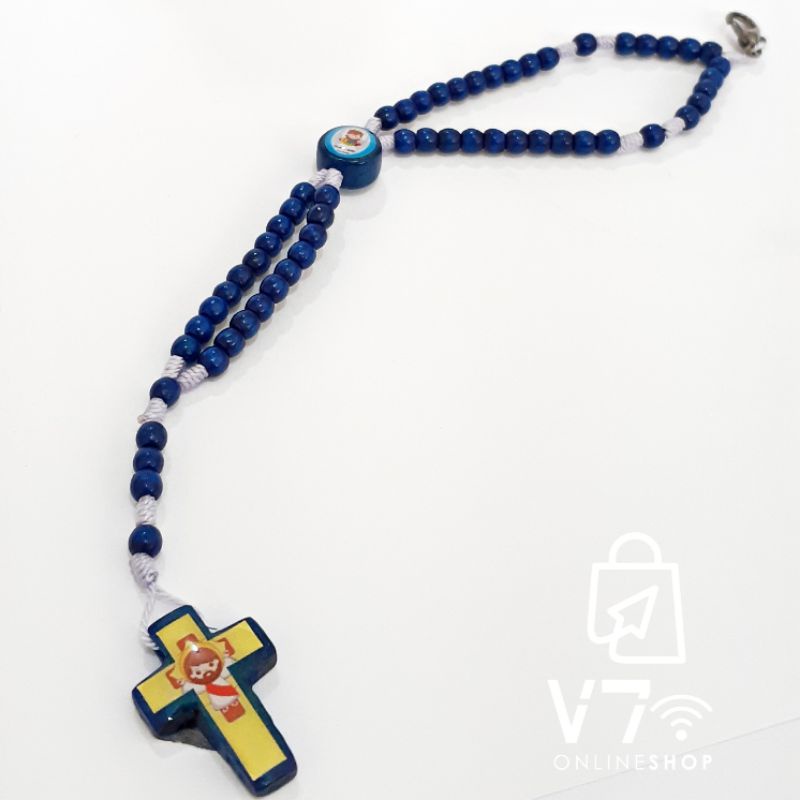 Terço infantil de pulso Nossa Senhora Aparecida Com jesus